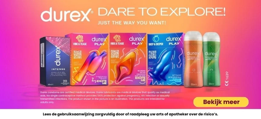 Mei is de maand van masturbatie, ontdek Durex producten | Lovesexshop.be sex shop