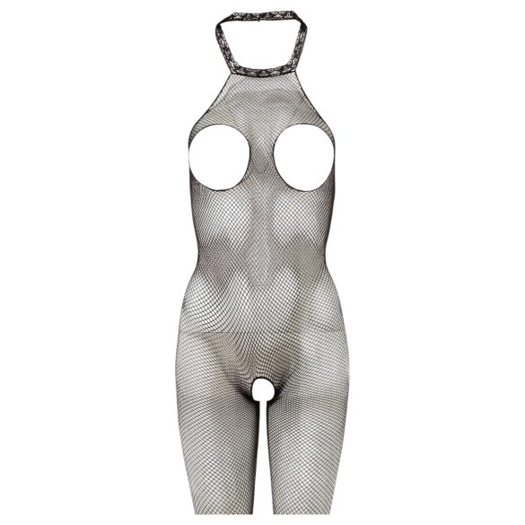 NO:XQSE - Sexy catsuit met open borsten - zwart - S-L
