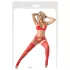 Cottelli - Kanten stay-up kousen - rood - 3/M-L