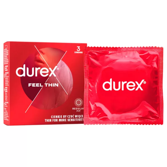 Durex - condooms - extra dun voor natuurlijk gevoel - 3 stuks