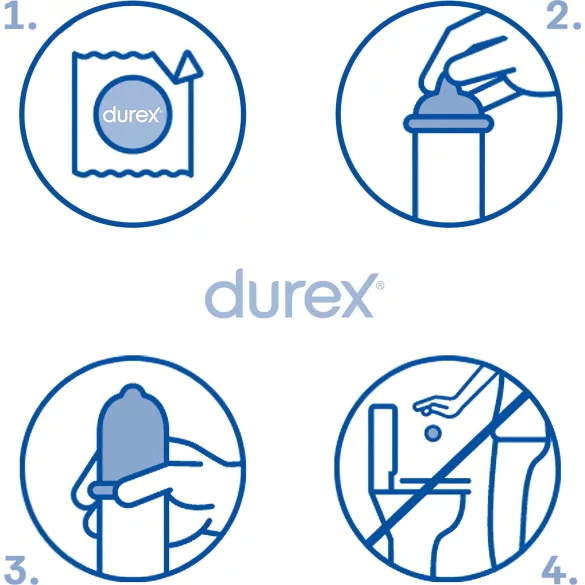 Durex - condooms - extra dun voor natuurlijk gevoel - 3 stuks