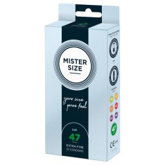 Mister Size extra dunne condooms 47mm (10st)