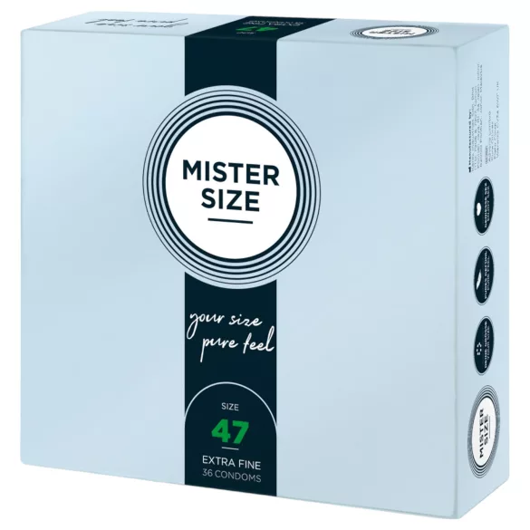 Mister Size - condoom - extra dun - 47mm - 36 stuks