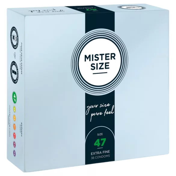 Mister Size - condoom - extra dun - 47mm - 36 stuks