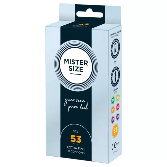 Mister Size - condoom dun - 53mm - 10 stuks