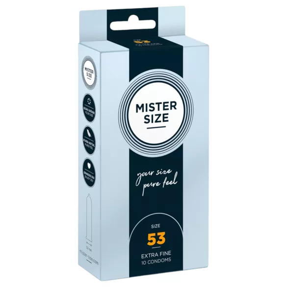 Mister Size - condoom dun - 53mm - 10 stuks