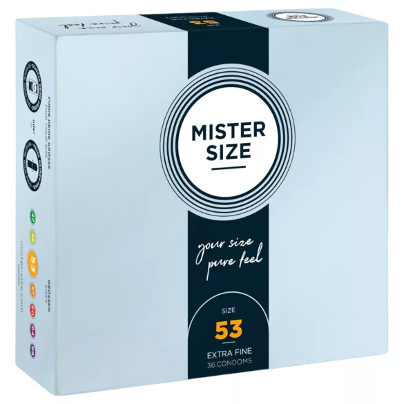 Mister Size - condoom dun - 53mm - 36 stuks
