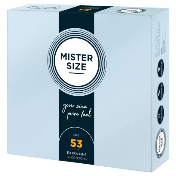 Mister Size - condoom dun - 53mm - 36 stuks