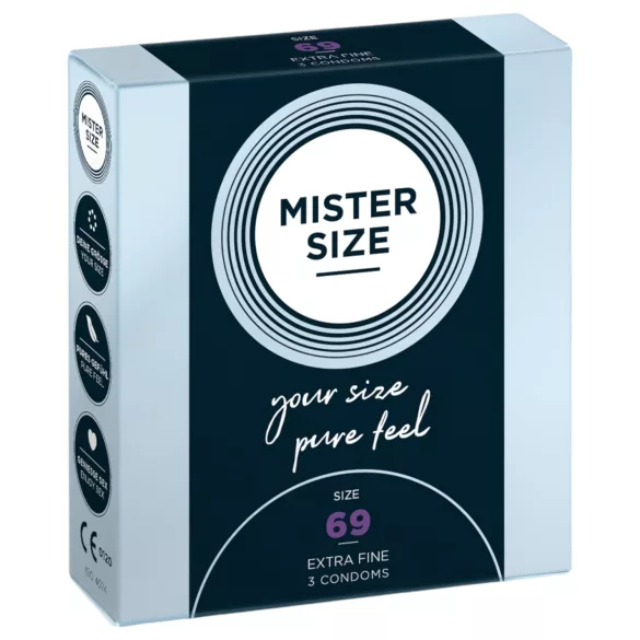Mister Size - condoom extra dun - 69mm - 3 stuks