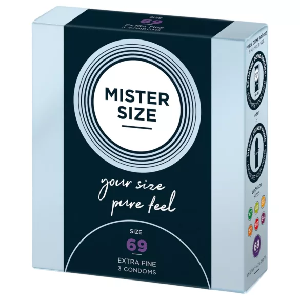 Mister Size - condoom extra dun - 69mm - 3 stuks
