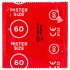 Mister Size condoom testpakket met penismaatmeter - 3 stuks