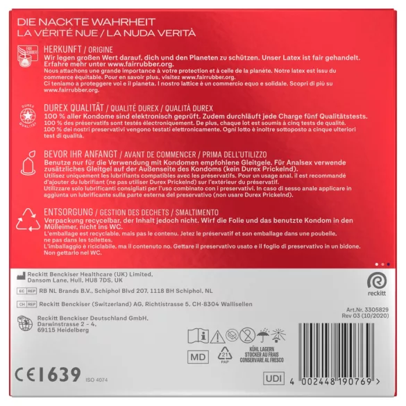 Durex - XXL condoom (30 stuks)