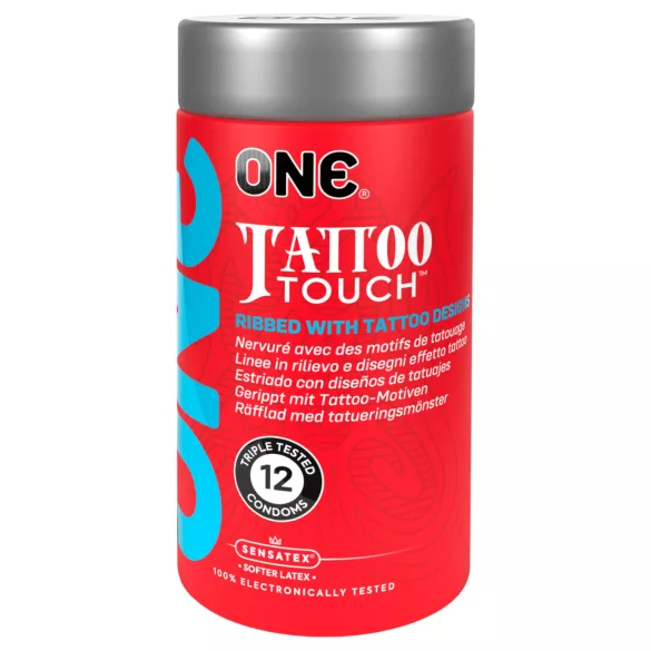ONE - condooms met tattoo print - 12 stuks