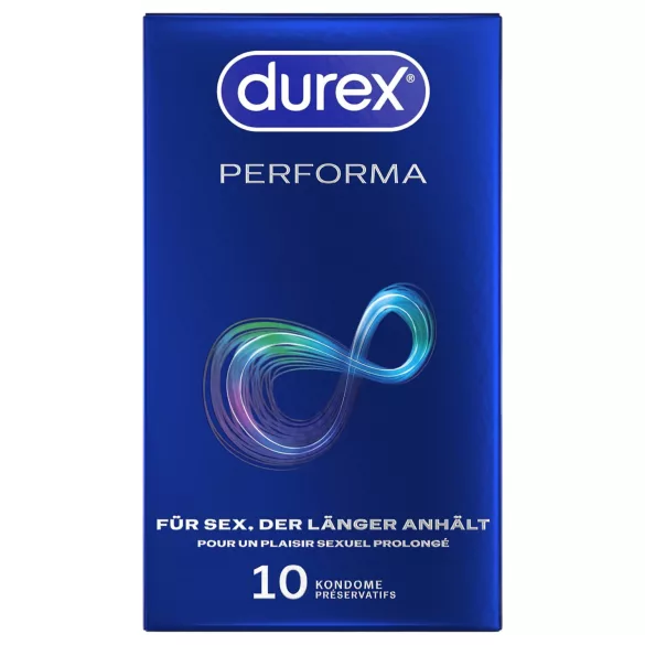 Durex Performa - condoom met vertragend glijmiddel - 10 stuks
