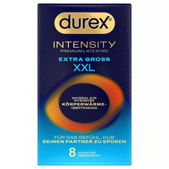 Durex Intensity XXL - latexvrije condooms - 8 stuks