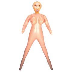 Bom - opblaaspop vrouw - grote borsten - pvc