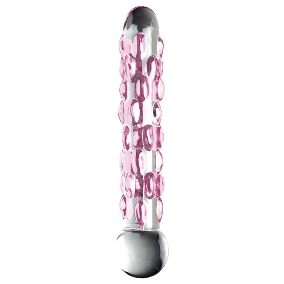 Icicles No. 7 - glazen dildo - met kralen