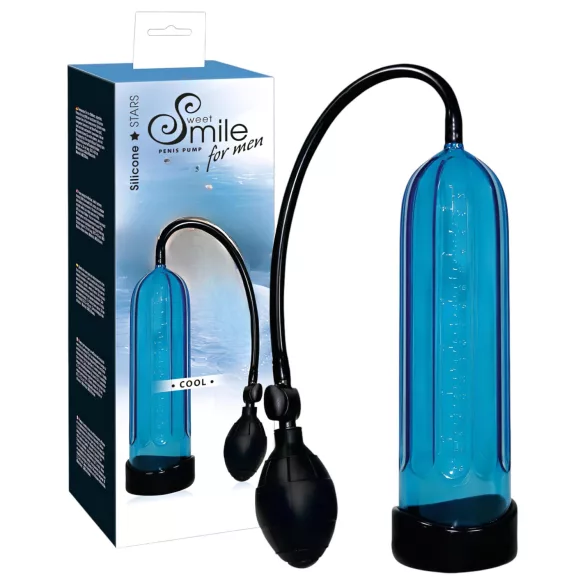 SMILE Cool - penispomp - vacuüm - blauw