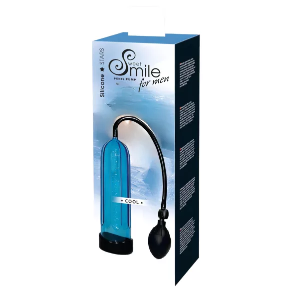 SMILE Cool - penispomp - vacuüm - blauw