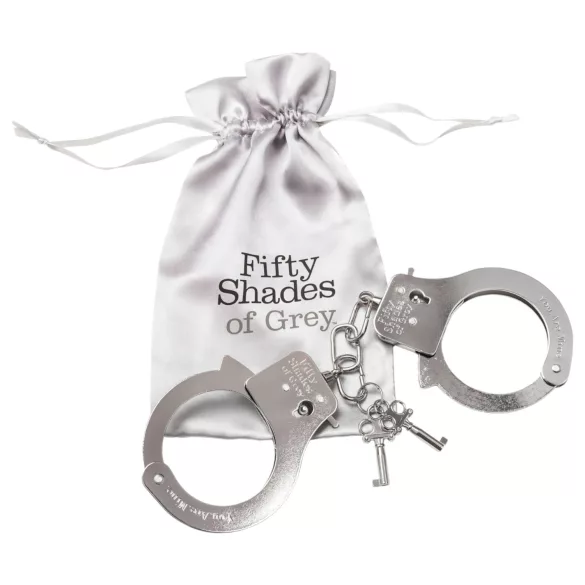 Fifty Shades of Grey - handboeien - metaal - grijs