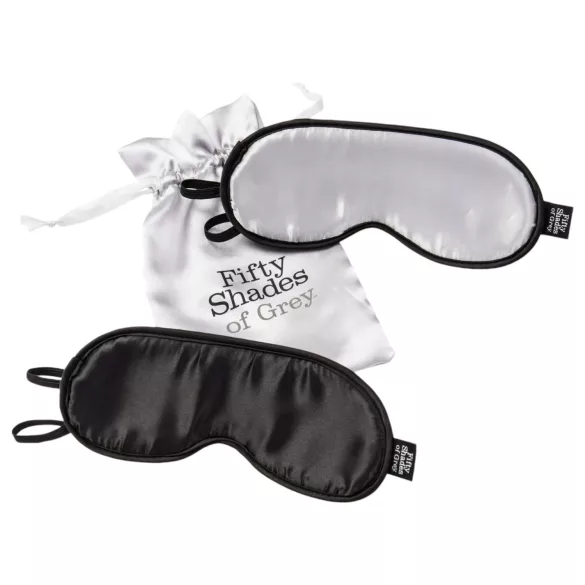 Fifty Shades of Grey - oogmasker set - grijs