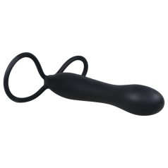 You2Toys - Anale dildo met penisring - zwart