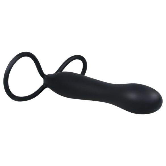 You2Toys - Speciale anale dildo en penisring - zwart