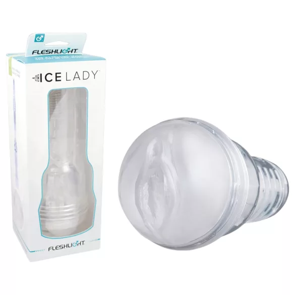 Fleshlight Ice Lady - doorzichtige kunstvagina - transparant