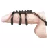 Bad Kitty - penisring set met spikes - siliconen - 4 stuks