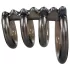 Bad Kitty - penisring set met spikes - siliconen - 4 stuks