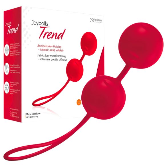 Joyballs Trend - vaginaballetjes - siliconen - rood