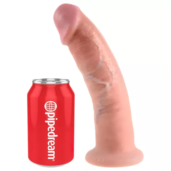 King Cock - realistische dildo met zuignap - 23cm - huidskleur
