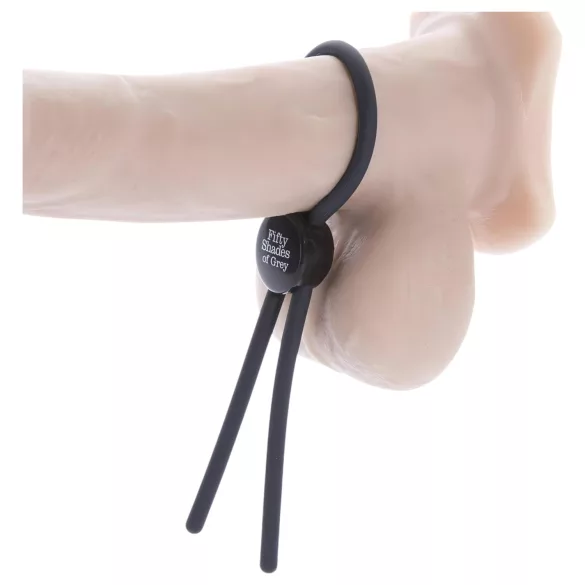 Fifty Shades of Grey - penisring - silicone - grijs