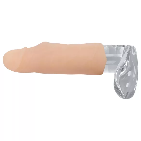 Nature Skin - Penis sleeve verlenger verdikker - Naturel