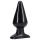 Doc Johnson zwarte anaalplug - classic, groot - (14,5cm)