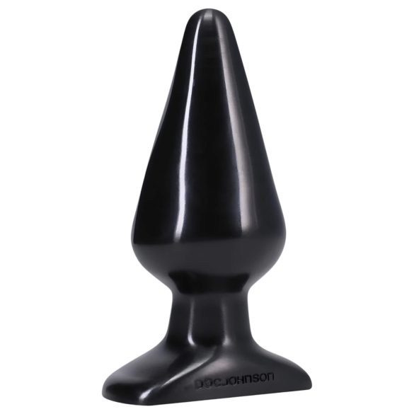 Doc Johnson zwarte anaalplug - classic, groot - (14,5cm)