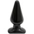 Doc Johnson zwarte anaalplug - classic, groot - (14,5cm)