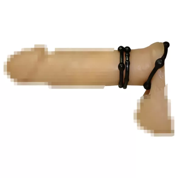 You2Toys - penisringen set - zwart - 3 stuks