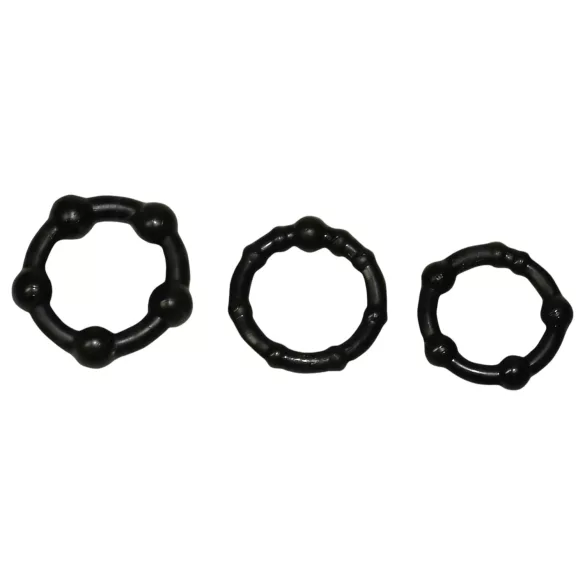 You2Toys - penisringen set - zwart - 3 stuks