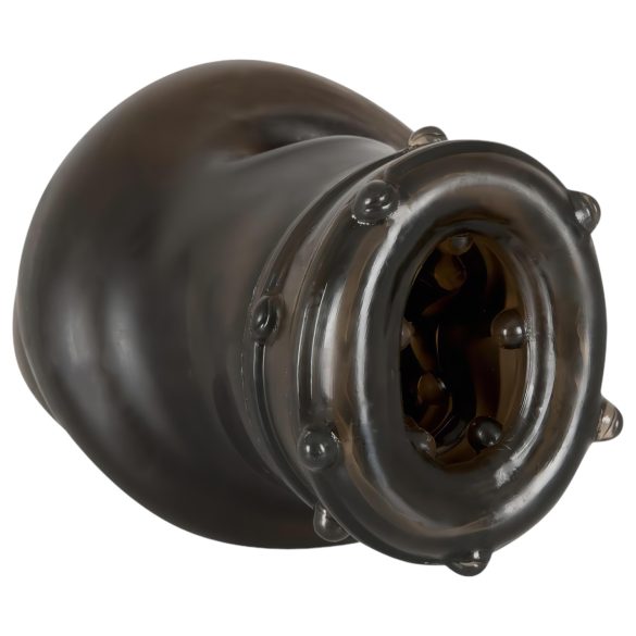 Rebel - geribbelde penismantel (grijs)