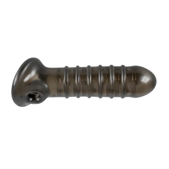 Rebel - geribbelde penismantel (grijs)