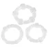 You2Toys - Blijf hard! penisringenset - transparant (3 stuks)