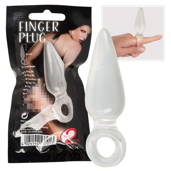 You2Toys - Finger Plug - vinger anaal plug (doorzichtig)