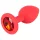 You2Toys - Colorful JOY - siliconen buttplug - klein (rood)