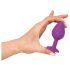 Colorful JOY - siliconen buttplug - medium - paars