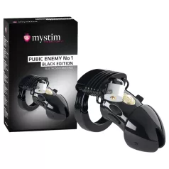   mystim - elektro peniskooi - Black Edition - Pubic Enemy No 1 - zwart