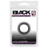 Black Velvets - penisring - dik siliconen - zwart - 2,6 cm