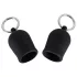 Black Velvets - tepelzuiger met metalen ring (zwart)