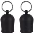 Black Velvets - tepelzuiger met metalen ring (zwart)