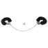 You2Toys - pluche handboeien met lange ketting - zwart